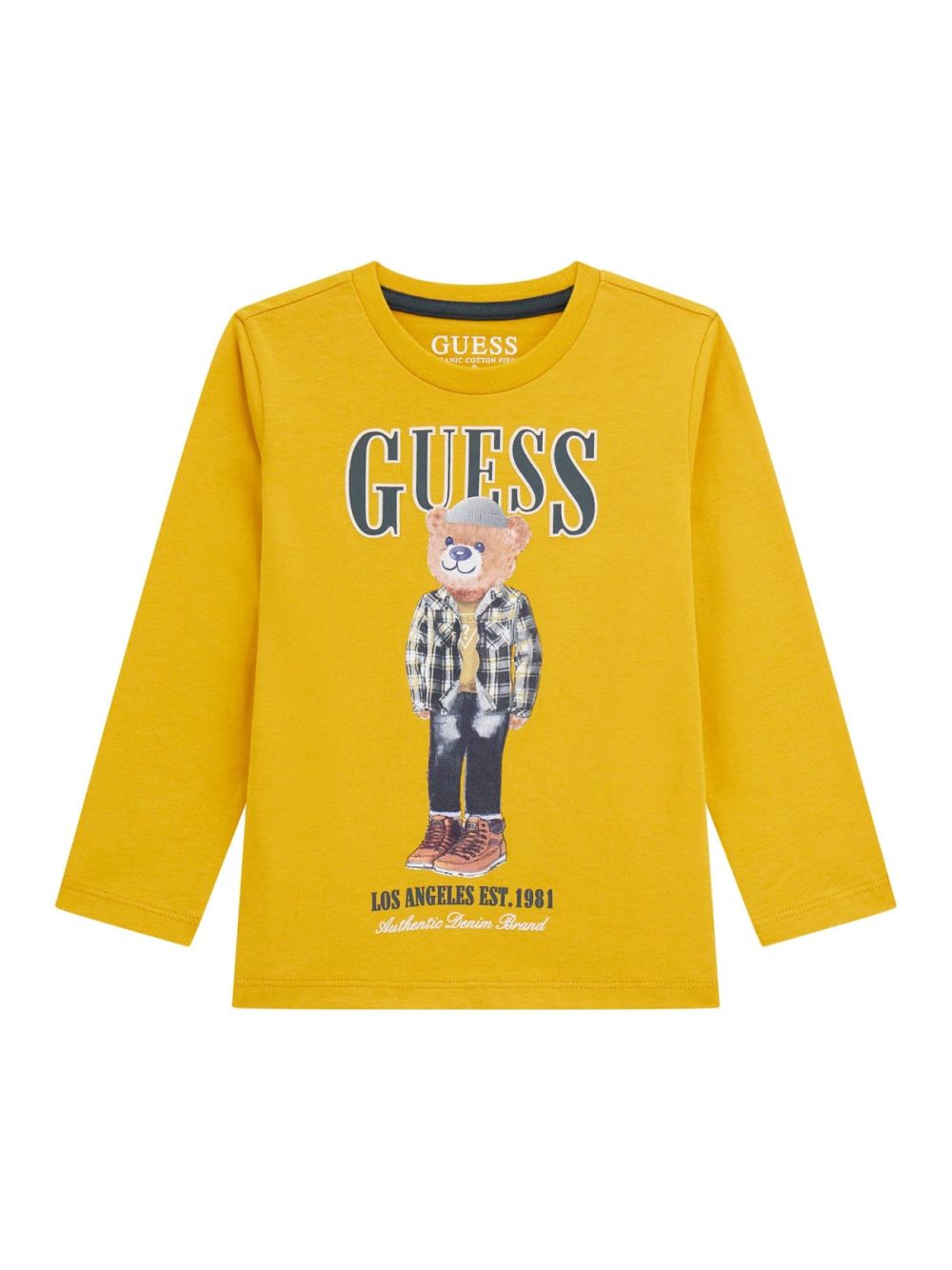 T-shirt Guess Bambino - Giallo