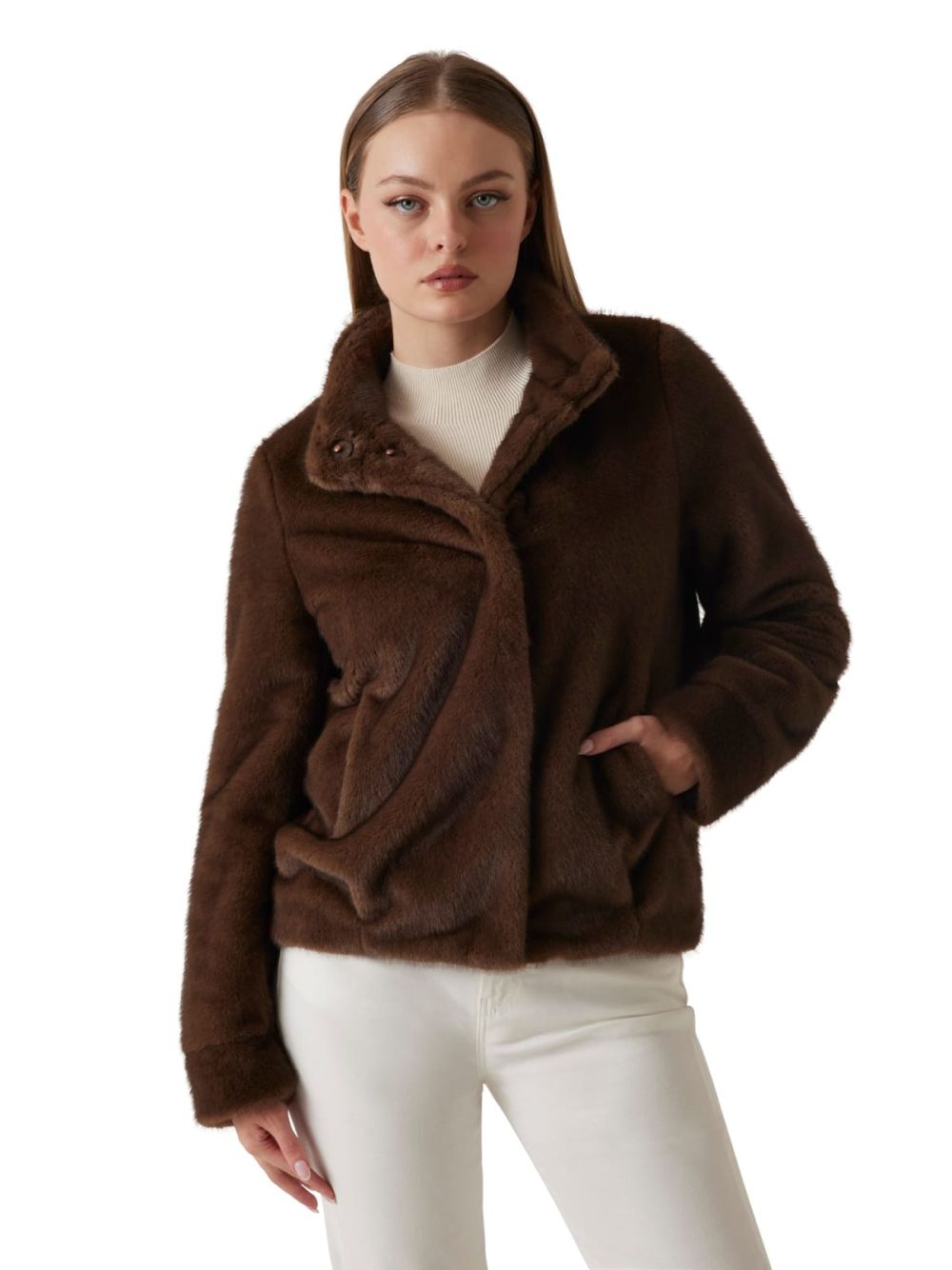 Giubbotto Guess Donna - Marrone