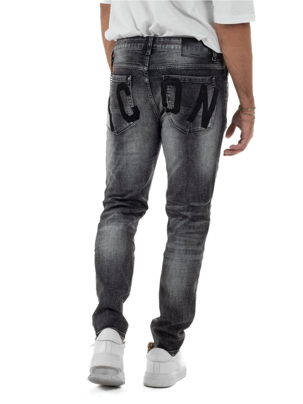 Jeans Icon Uomo - Grigio