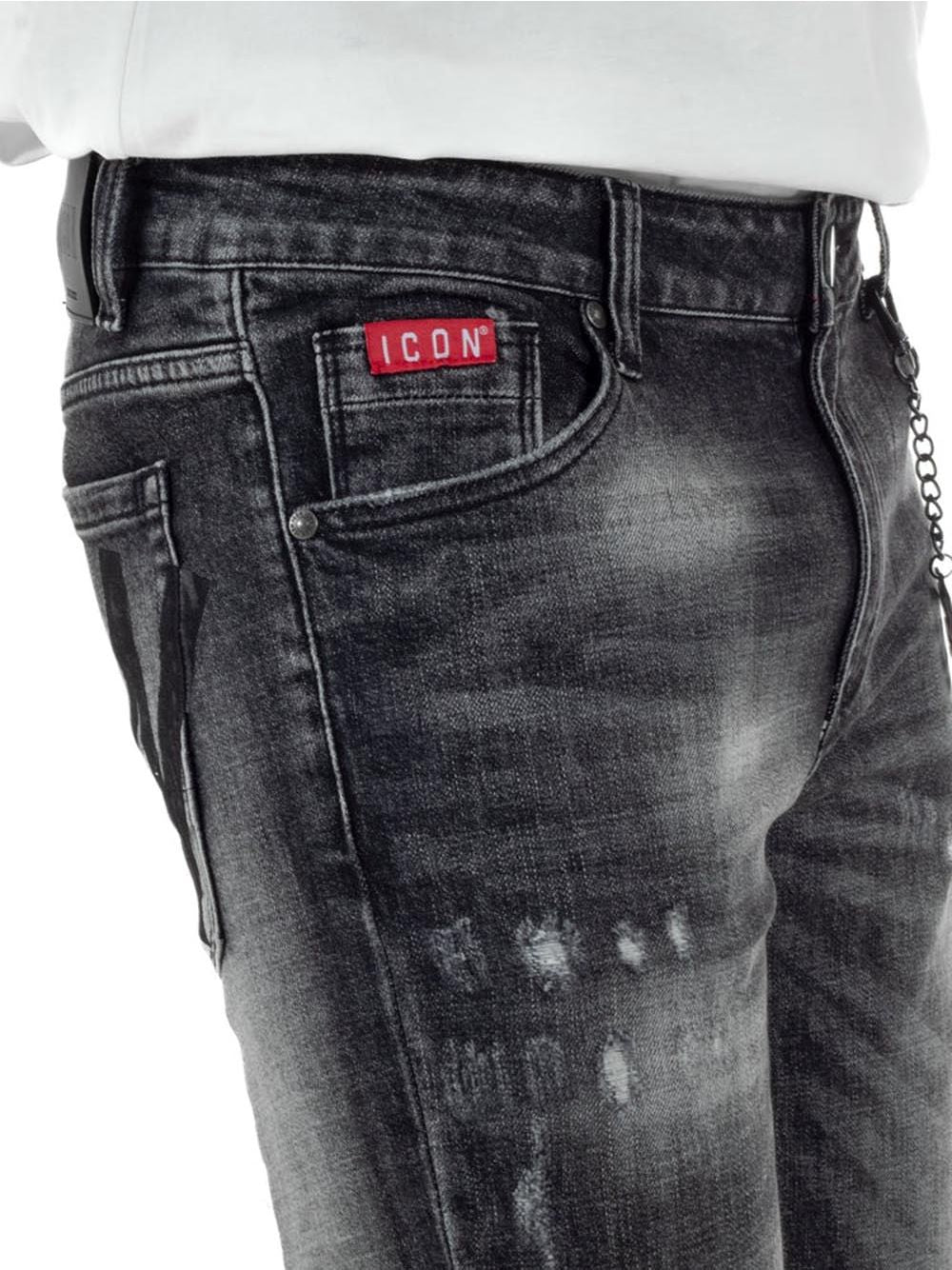 Jeans Icon Uomo - Grigio
