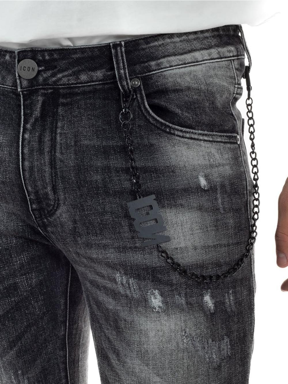 Jeans Icon Uomo - Grigio