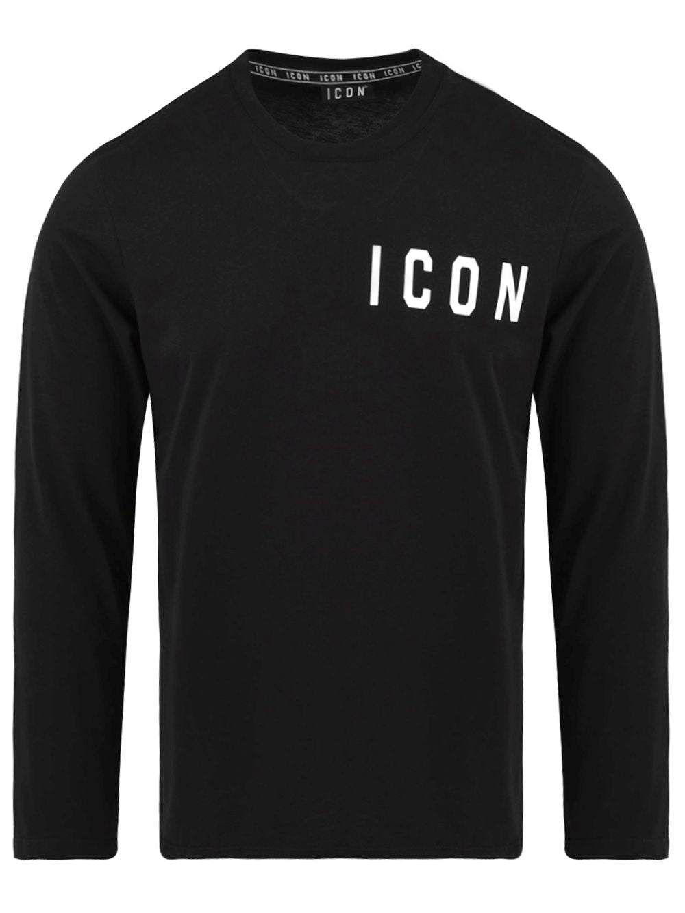 T-shirt Icon GIROCOLLO C/LOGO LATO CUORE Uomo - Nero
