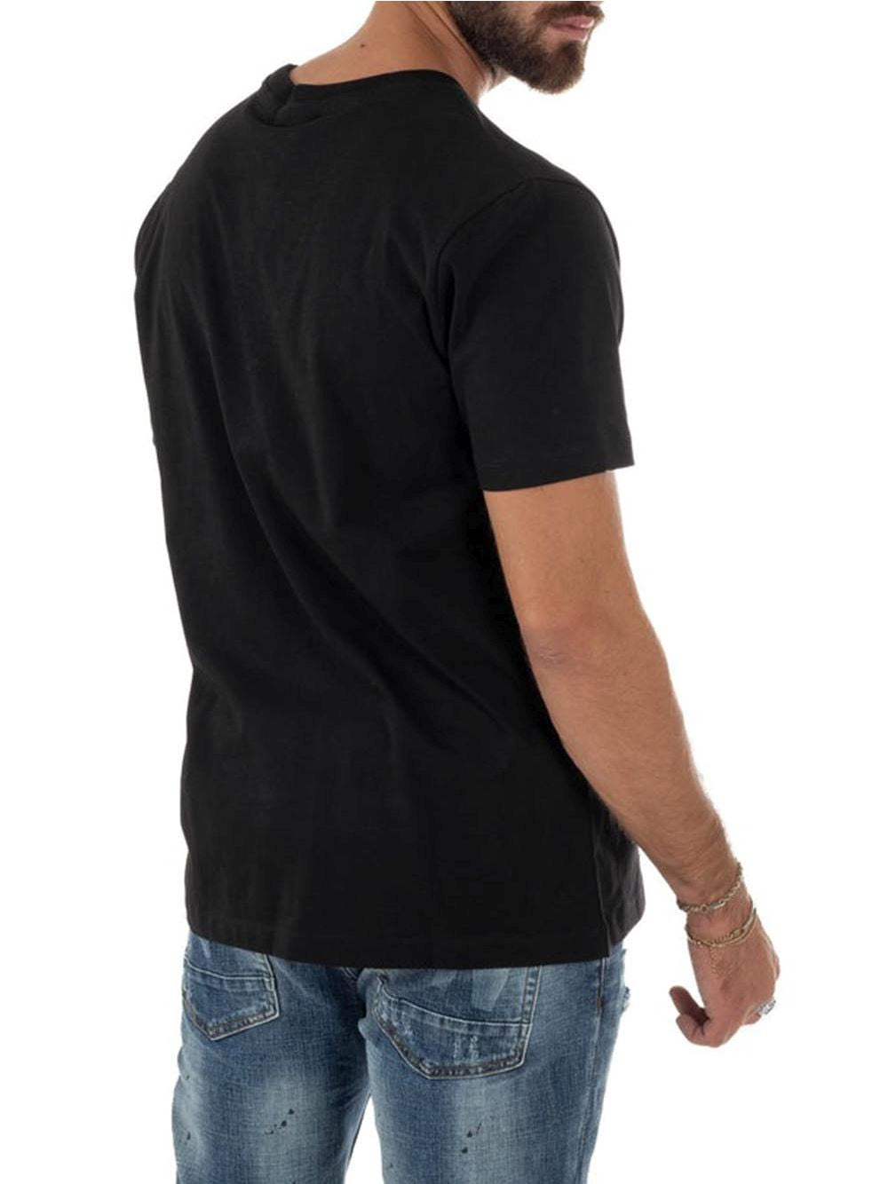 T-shirt Icon LOGO VERTICALE GRANDE Uomo - Nero
