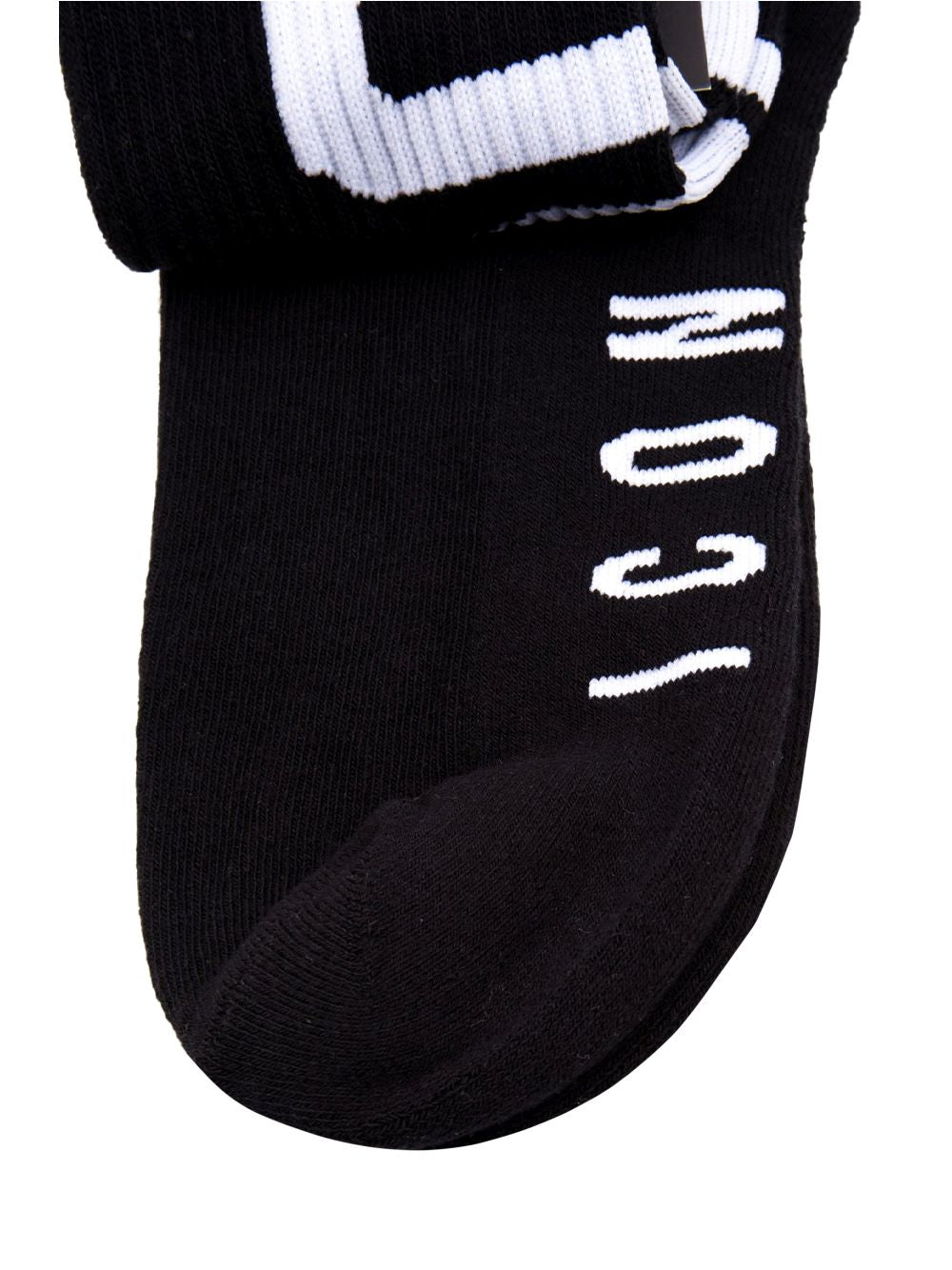 Calze Icon SPUGNA C/LOGO GRANDE VERTICALE Uomo - Nero