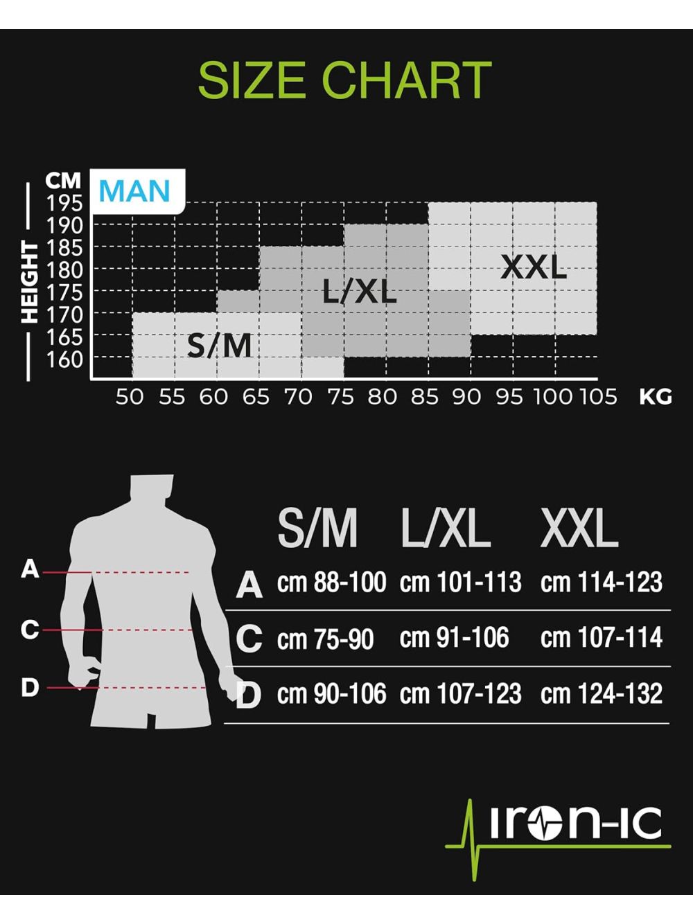 Intimo Sci IroN-ic irn icone 2.3 Uomo - Nero