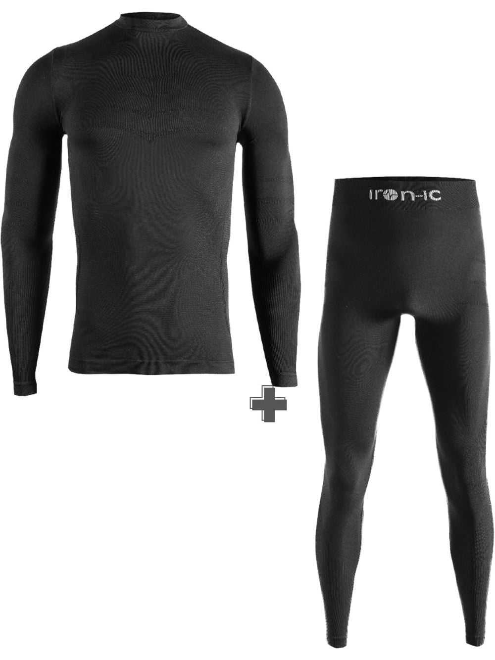 Intimo Sci IroN-ic irn icone 2.3 Unisex Bambino - Nero