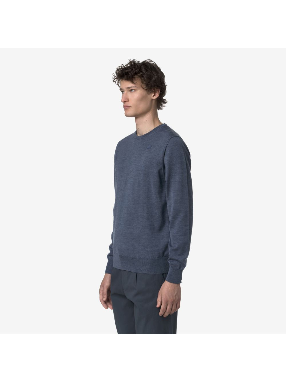 Pullover K-Way SEBASTIEN MERINO Uomo - Blu