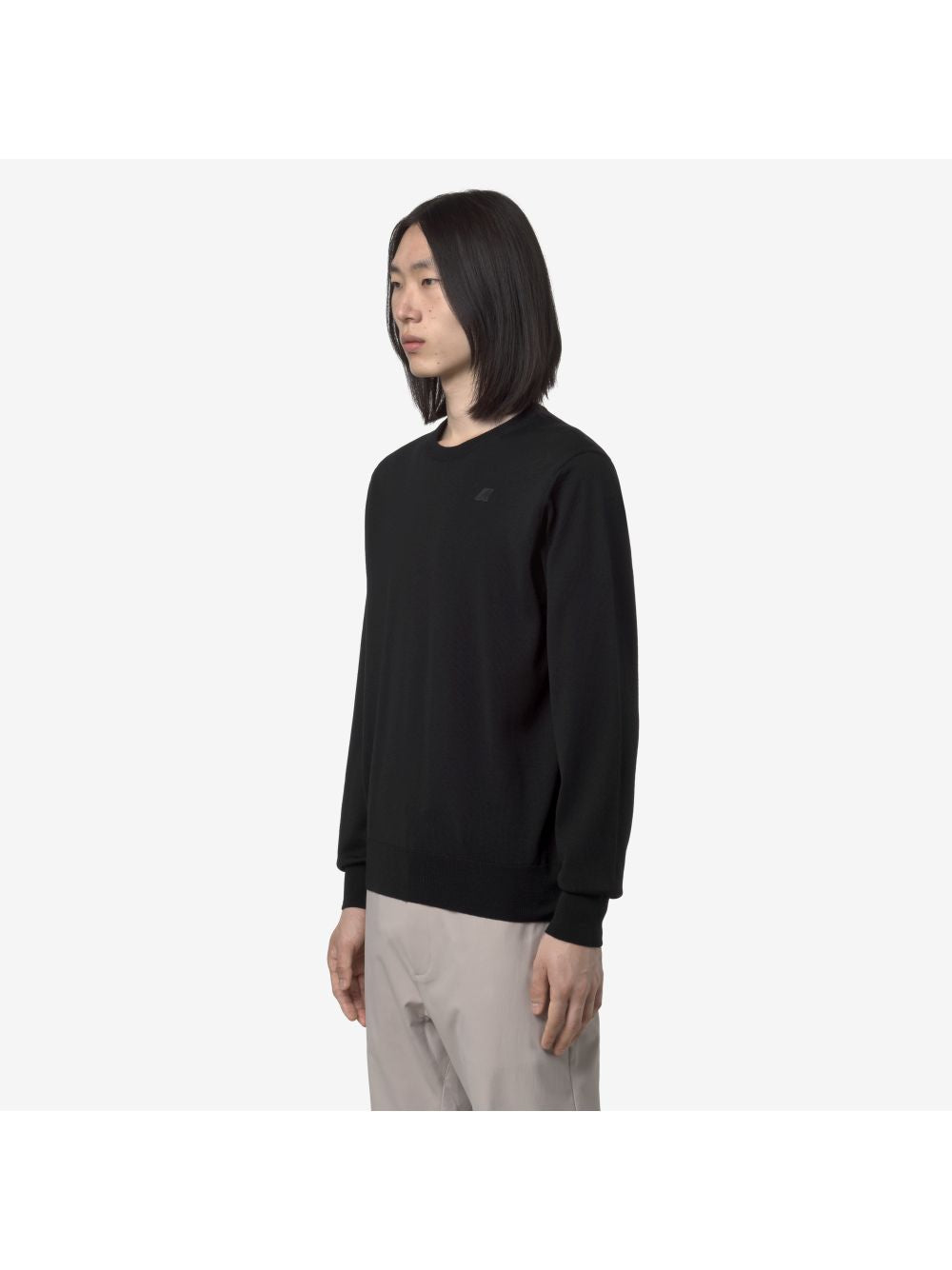 Pullover K-Way SEBASTIEN MERINO Uomo - Nero