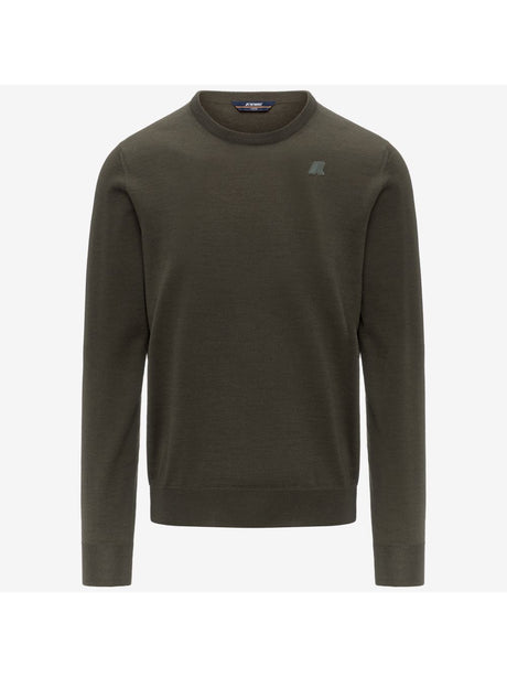 Pullover K-Way SEBASTIEN MERINO Uomo - Verde