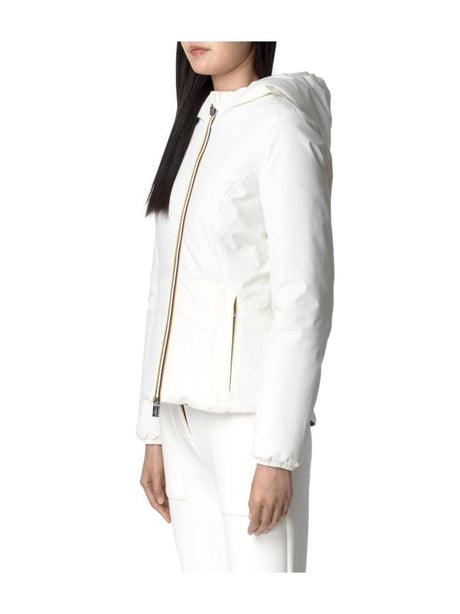 Giubbotto K-Way Lily St Warm Double Donna - Bianco