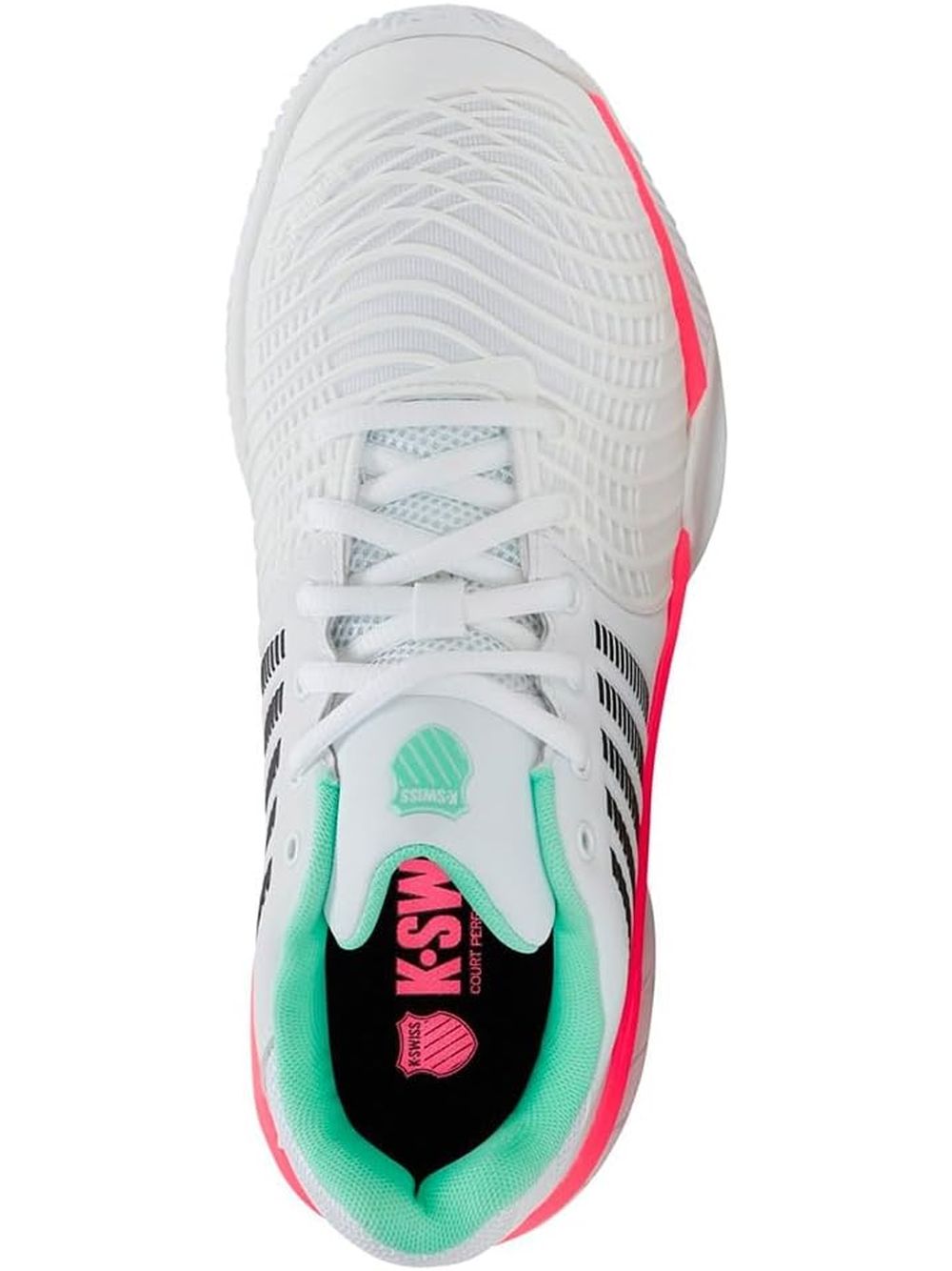 Scarpe Tennis K.Swiss express light 3 clay Donna - Bianco