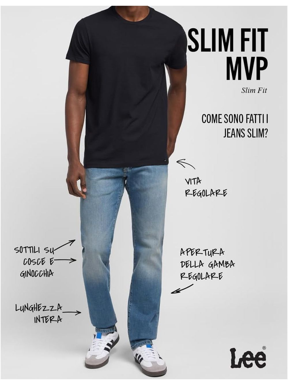 Jeans Lee LENNY Uomo - Denim
