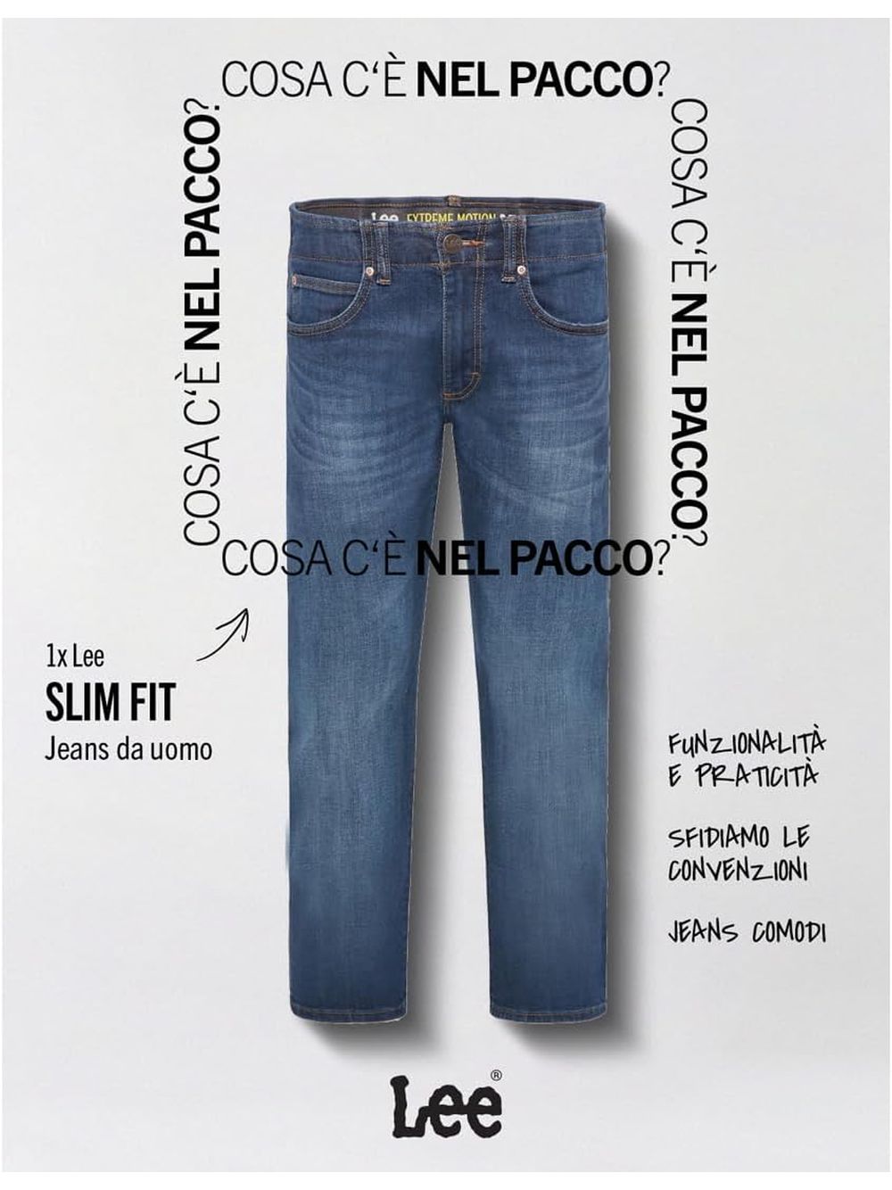 Jeans Lee ARISTOCRAT Uomo - Denim