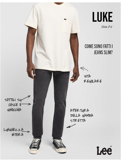 Jeans Lee LUKE Uomo - Nero