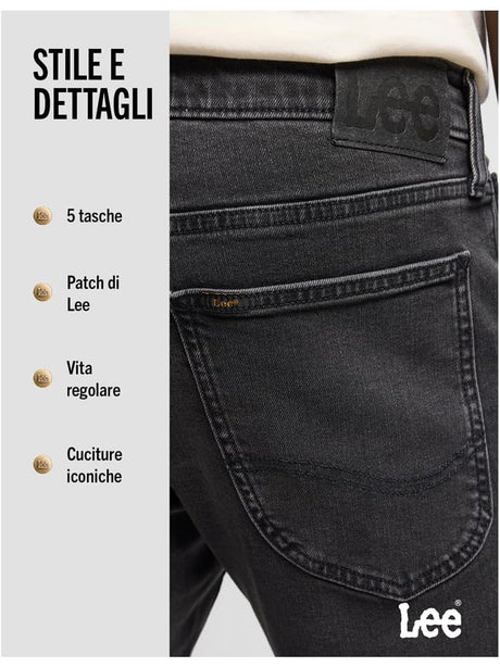 Jeans Lee LUKE Uomo - Nero