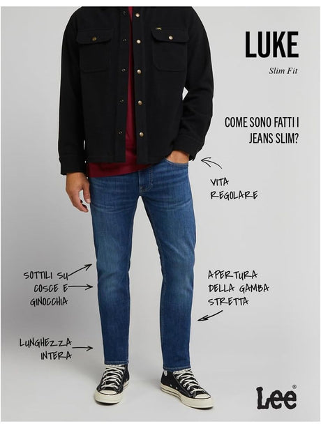 Jeans Lee LUKE EAST NEW YORK Uomo - Denim