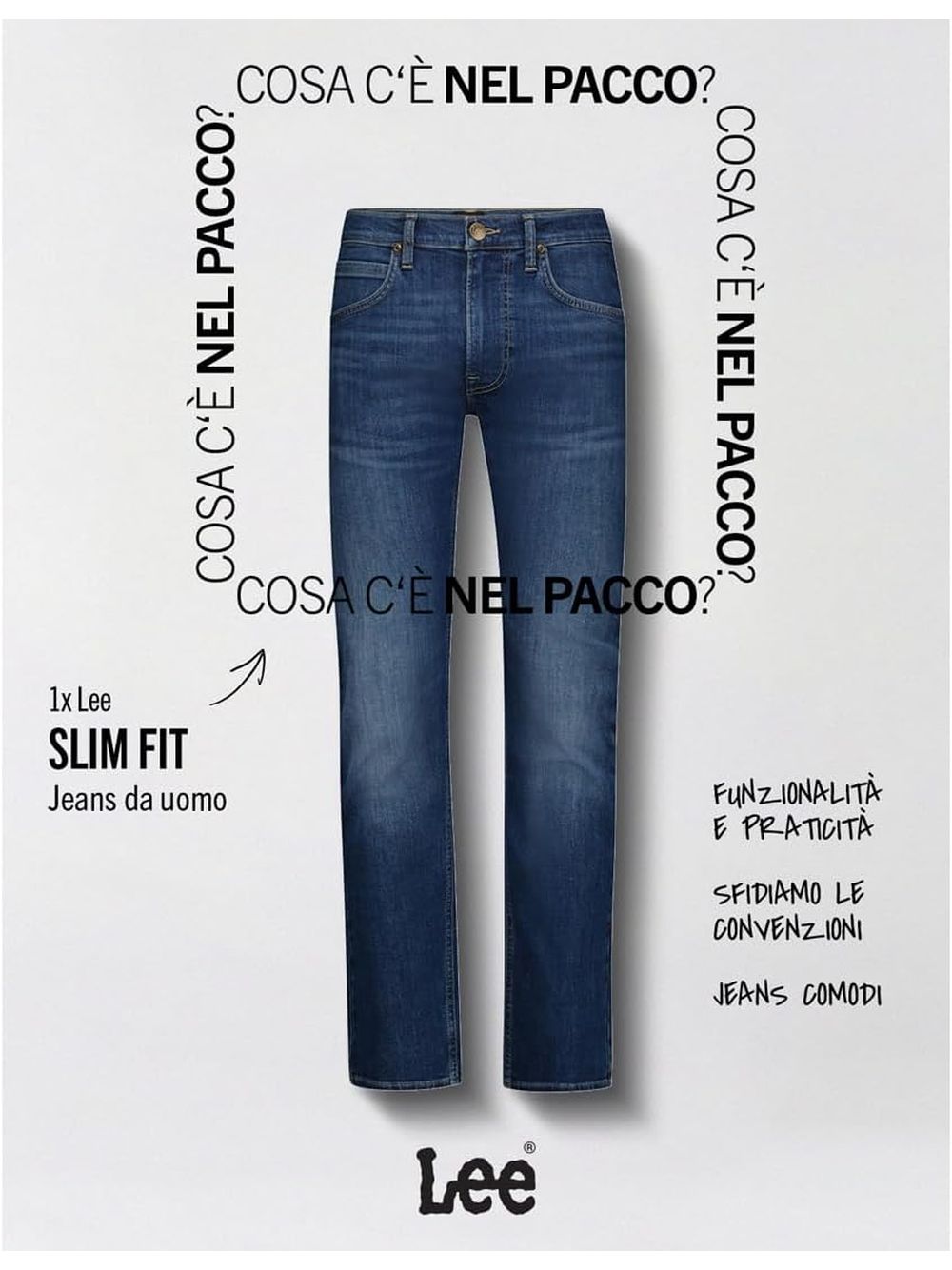 Jeans Lee LUKE EAST NEW YORK Uomo - Denim