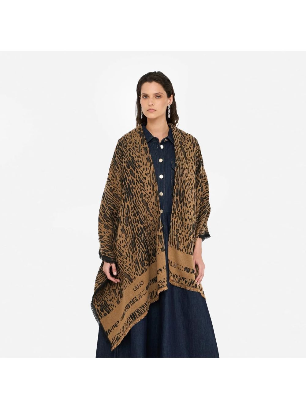 Poncho Liu Jo ANIMALIER Donna - Maculato