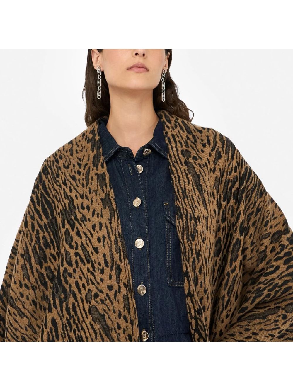 Poncho Liu Jo ANIMALIER Donna - Maculato