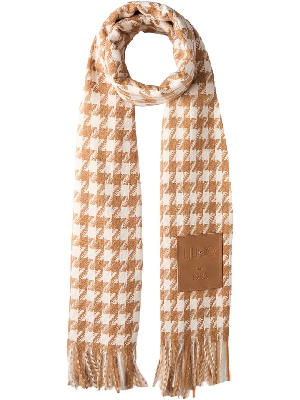 Sciarpa Liu Jo STOLA MIX PATTERN JACQUARD Donna - Marrone