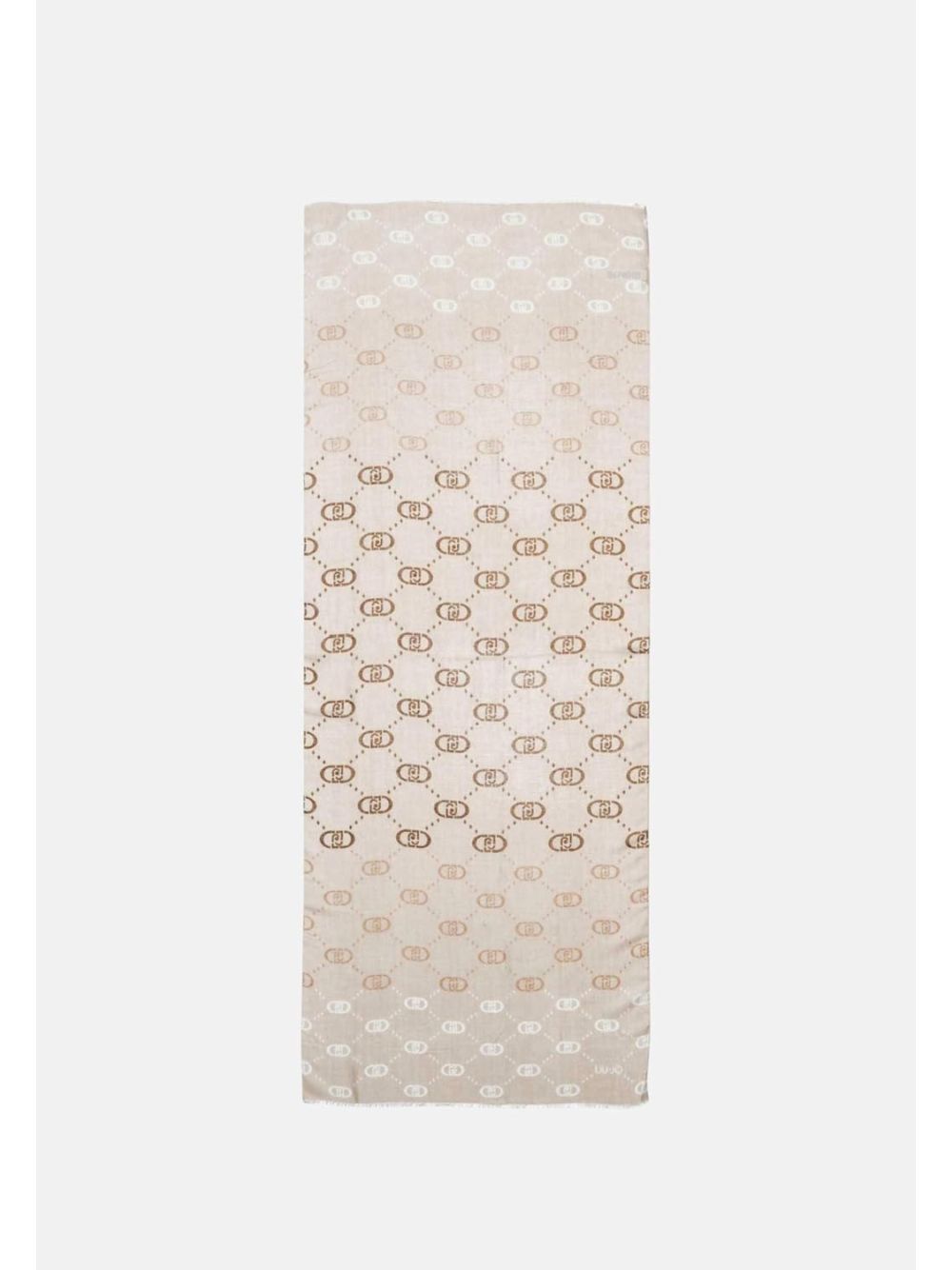 Sciarpa Liu Jo DEGRADE LOGO 70X180 Donna - Beige