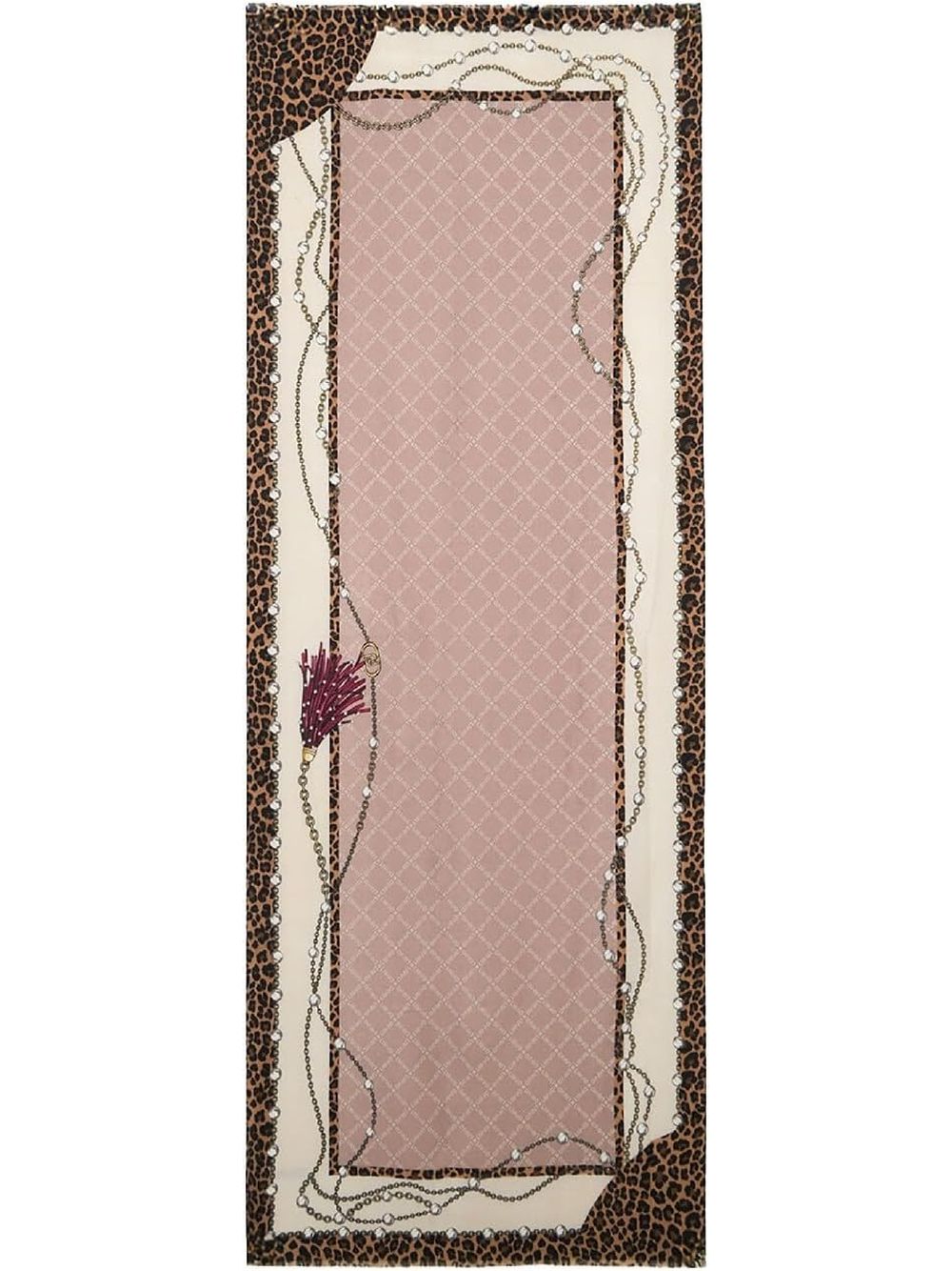 Sciarpa Liu Jo PEARLS ANIMAL 70X180 Donna - Bianco