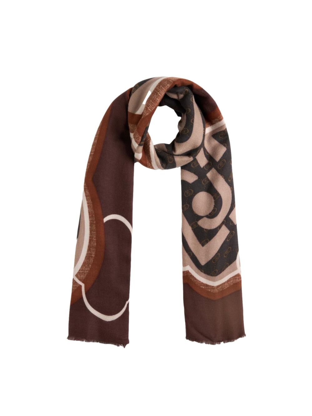 Sciarpa Liu Jo Stola Portalogo 70X180 Donna - Bianco