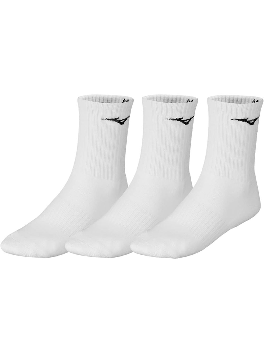 Calze Sportive Mizuno TRAINING 3P SOCKS (6 PACK) Uomo - Bianco