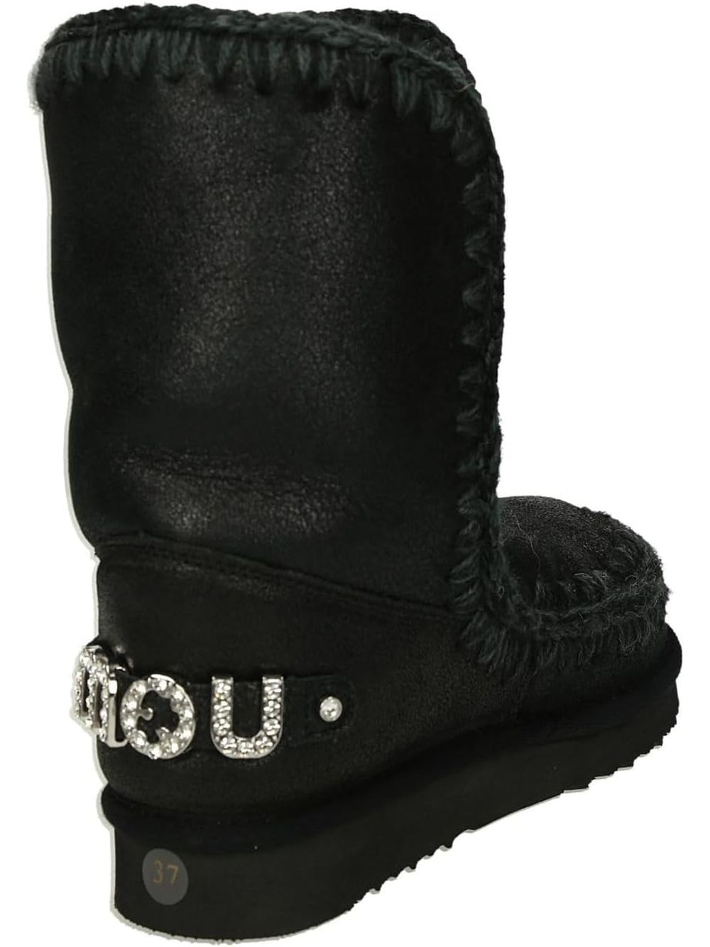 Stivaletti Mou ESKIMO 24 RHINESTONES LOGO Donna - Nero