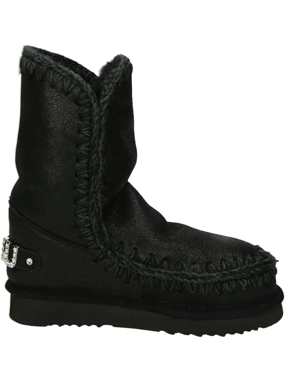 Stivaletti Mou ESKIMO 24 RHINESTONES LOGO Donna - Nero