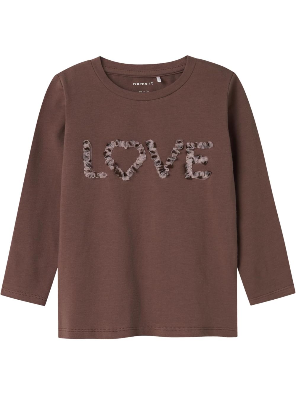 Top Name It Bambina - Marrone