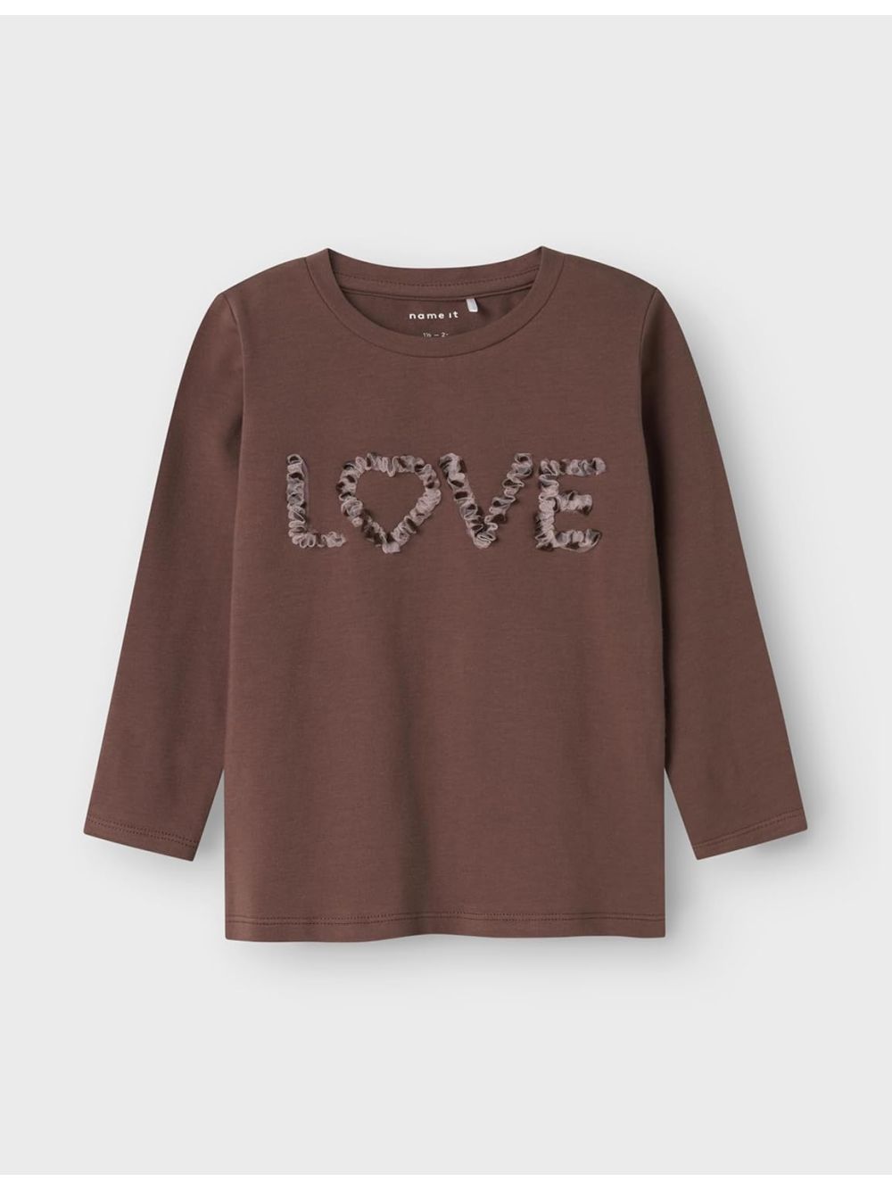 Top Name It Bambina - Marrone