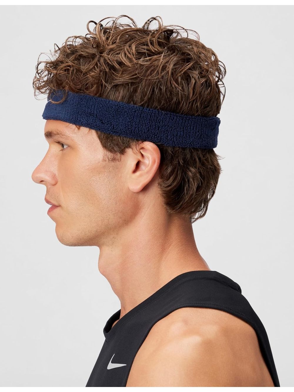 Fascia Sportiva Nike swoosh headband Unisex - Blu
