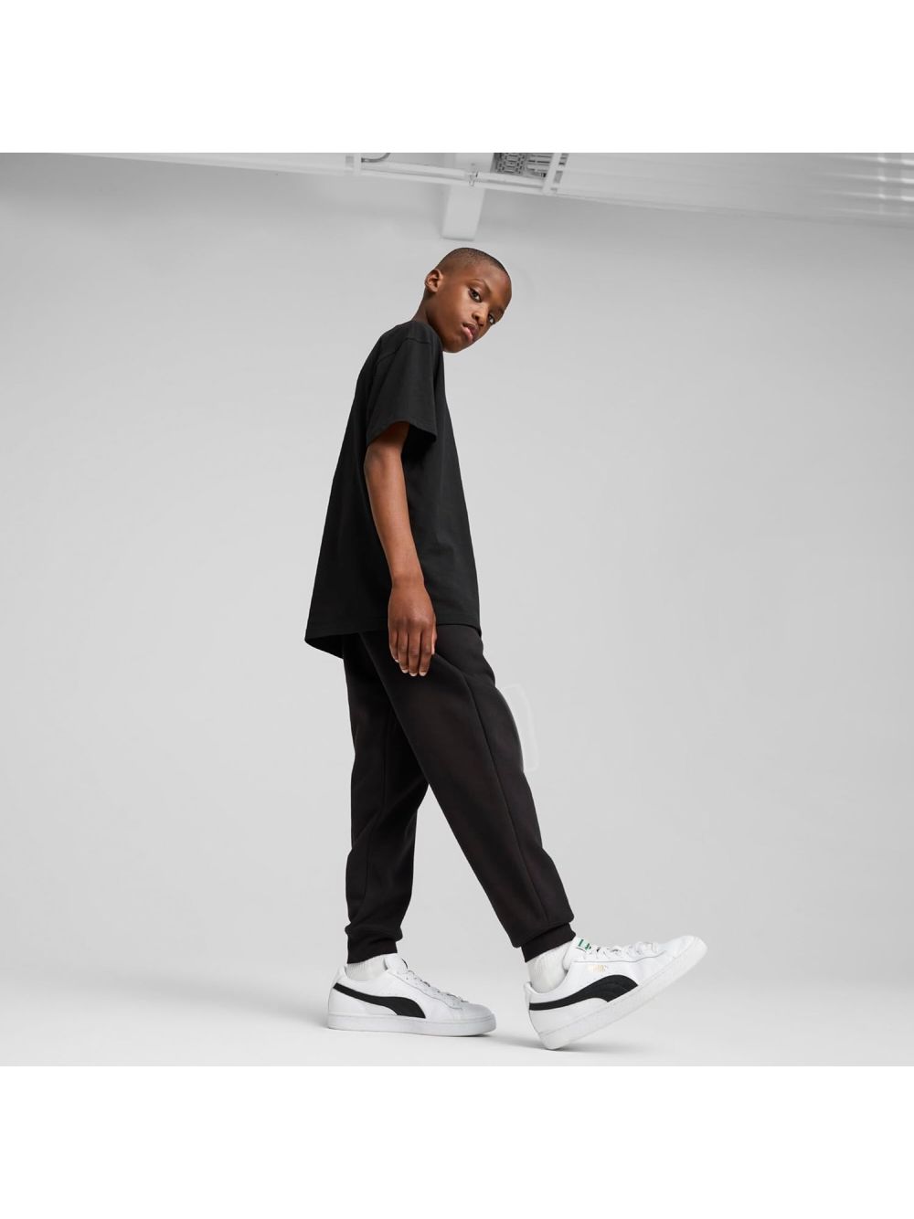 Pantalone Felpa Puma Unisex Bambino - Nero