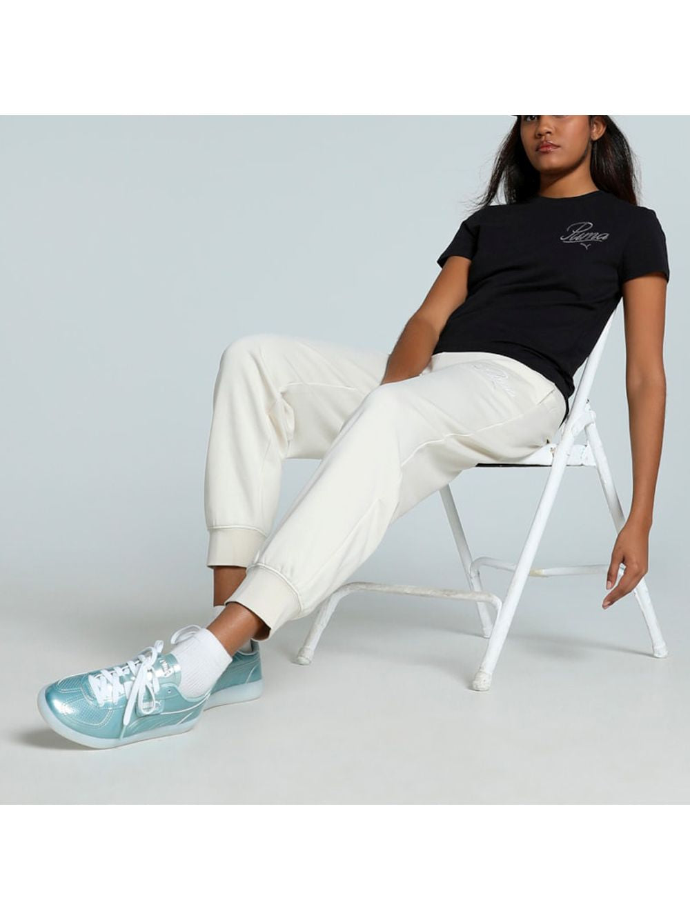 T-shirt Puma Donna - Nero