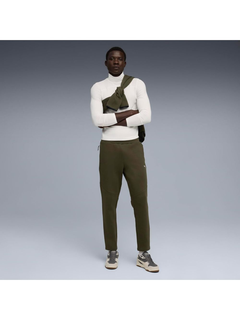 Pantalone Felpa Puma Uomo - Verde