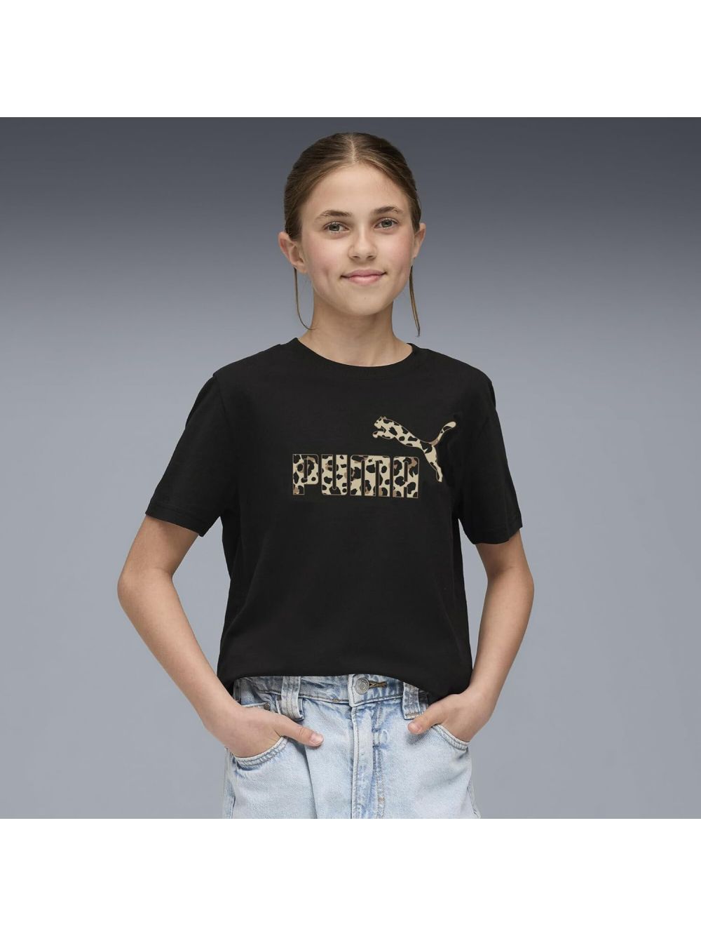 T-shirt Puma Unisex Bambino - Nero