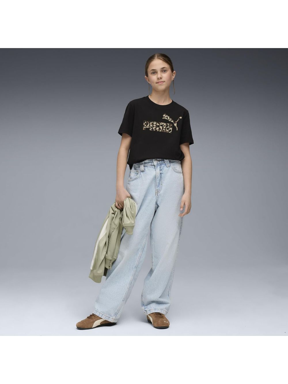 T-shirt Puma Unisex Bambino - Nero