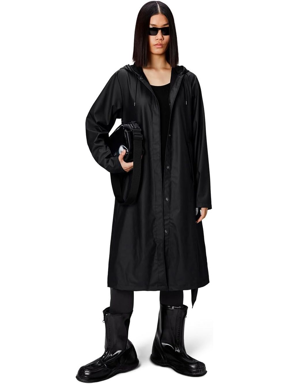 Impermeabile Rains Unisex - Nero