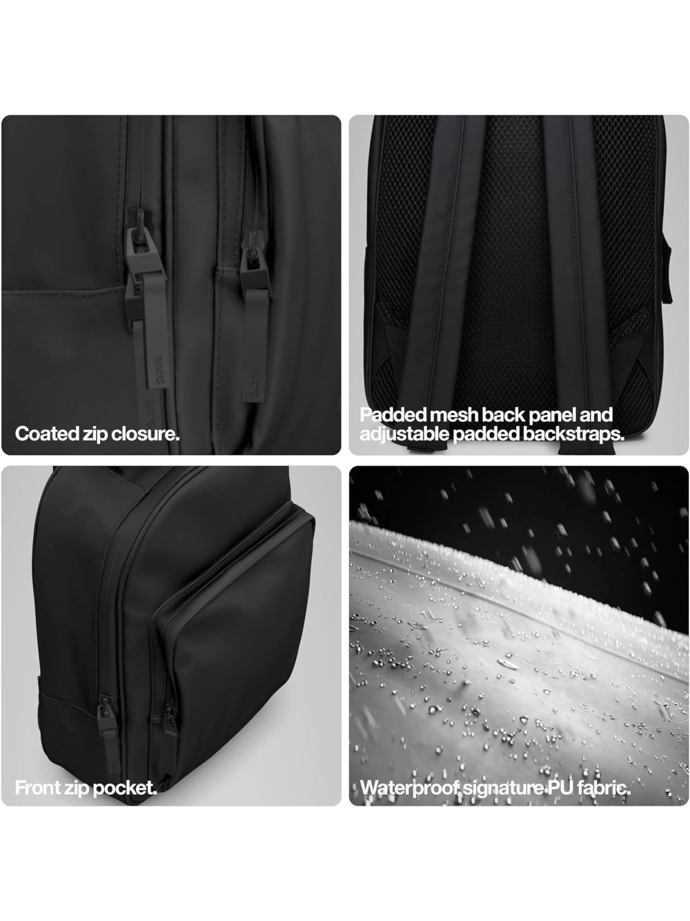 Zaino Rains Unisex - Verde