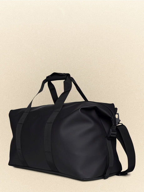 Borsone Rains Hilo Weekend Bag Unisex - Nero