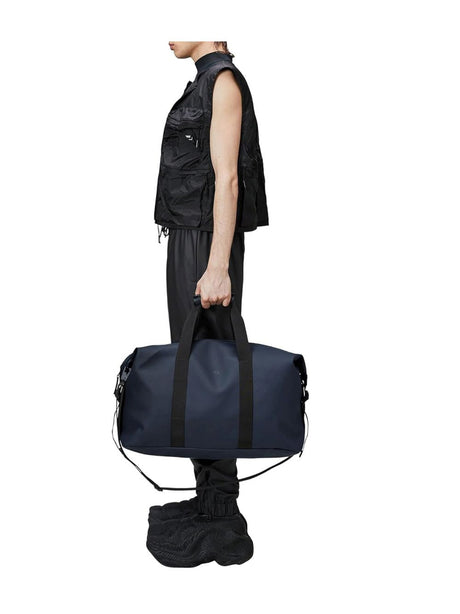 Borsone Rains Hilo Weekend Bag Unisex - Navy