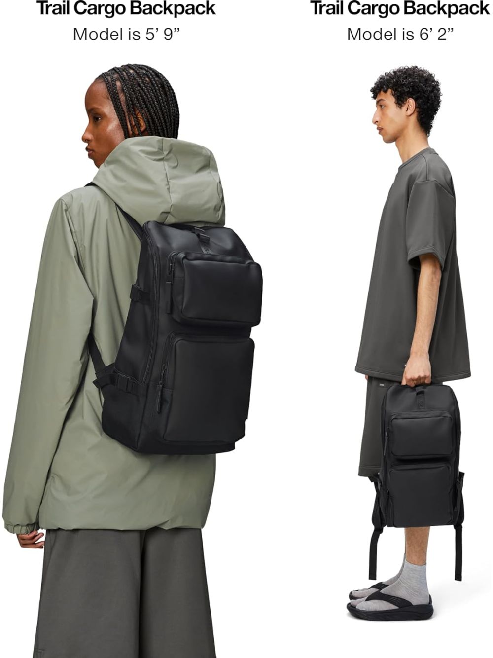 Zaino Rains Unisex - Nero