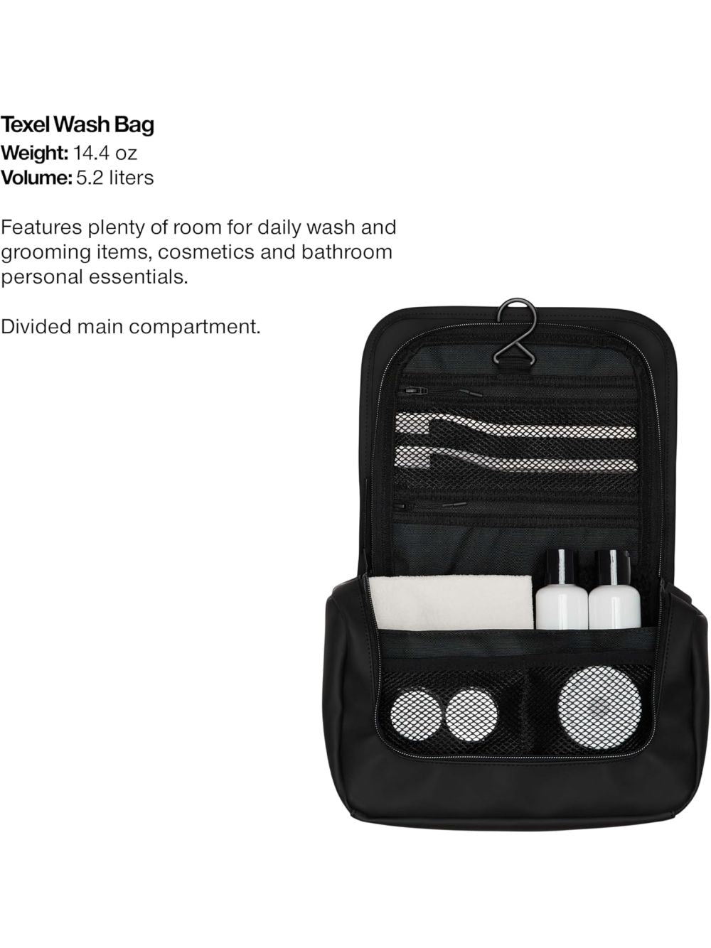 Beauty Case Rains Texel Wash Bag Unisex - Verde