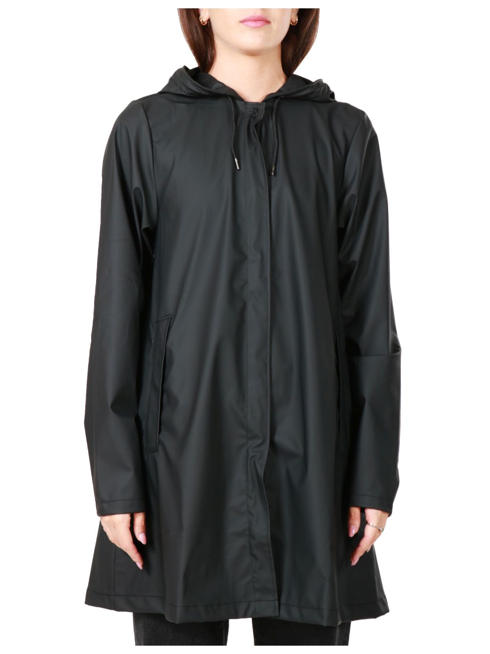 Impermeabile Rains A-LINE Unisex - Nero