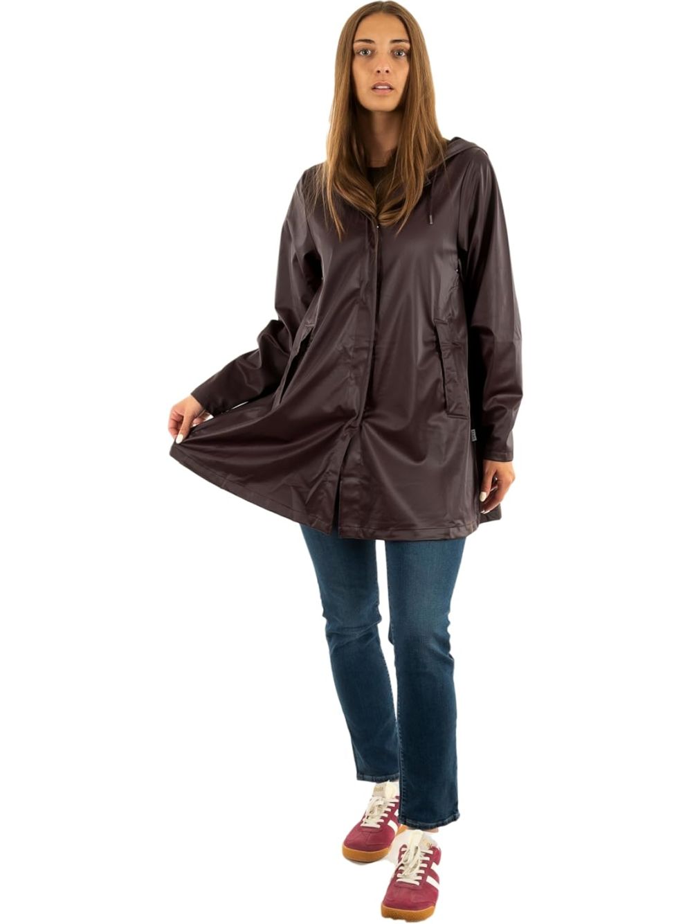 Impermeabile Rains A-LINE Unisex - Bordeaux
