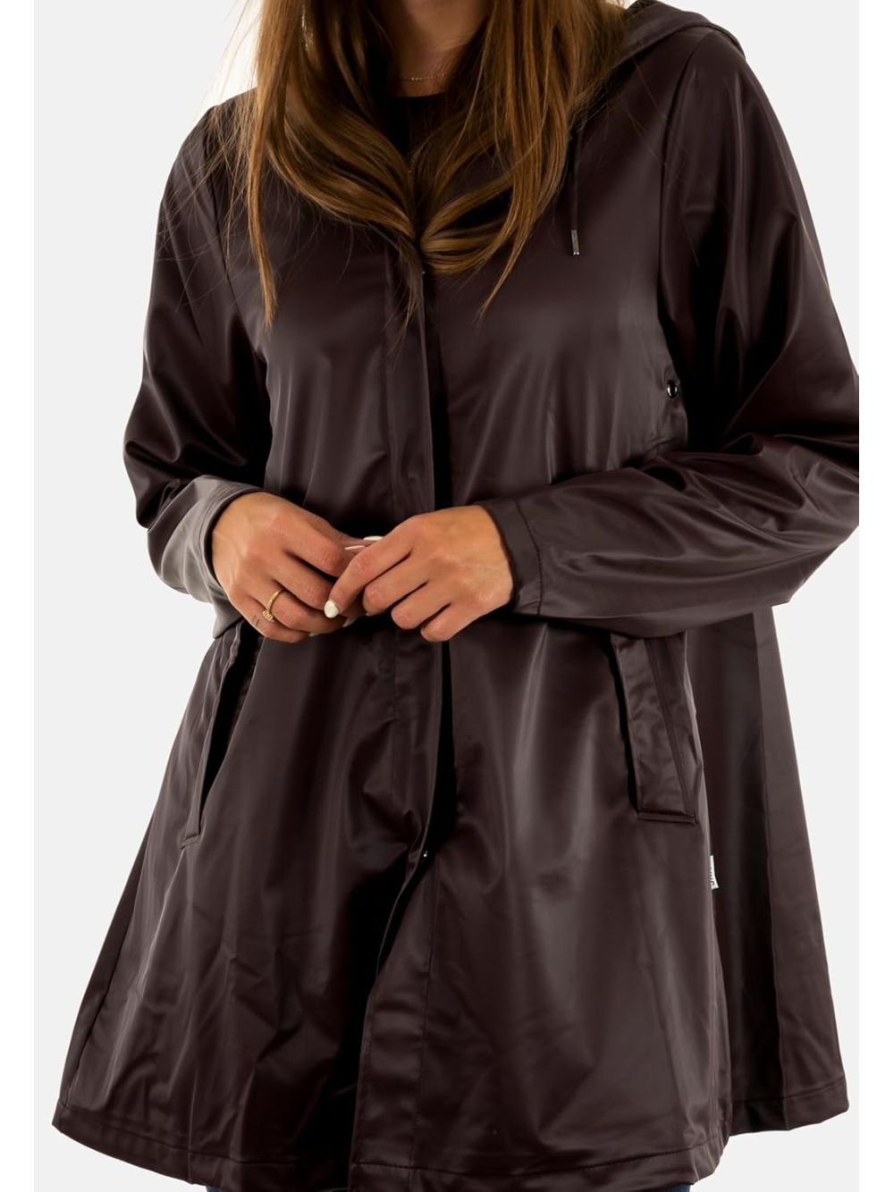 Impermeabile Rains A-LINE Unisex - Bordeaux