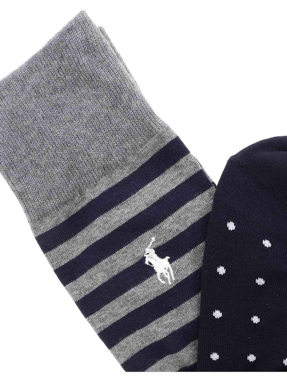 Calze Ralph Lauren DOT STRIPE-2 PACK Uomo - Navy