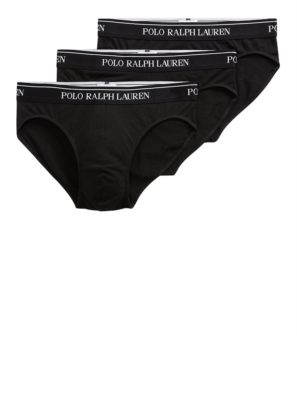 Intimo Ralph Lauren Low Rise Brf-3 Pack-Brief Uomo - Nero