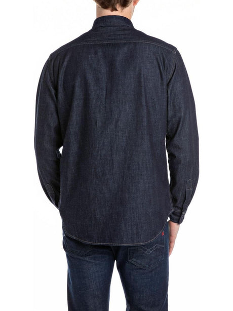Camicia Replay Uomo - Blu
